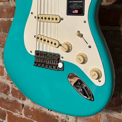 Fender American Vintage II 1957 Stratocaster Electric Guitar - Seafoam Green, In Stock Support Indie Brick & Mortar Music Shops image 1