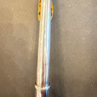 Yamaha YFL-461 Intermediate Open Hole Flute w/Offset G and B-Foot Early 90s - Silver image 13