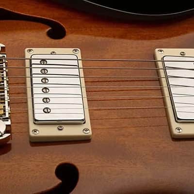 WrapAround Tune O Matic Jazz Guitar Bridge Tailpiece with Copper Saddles image 2