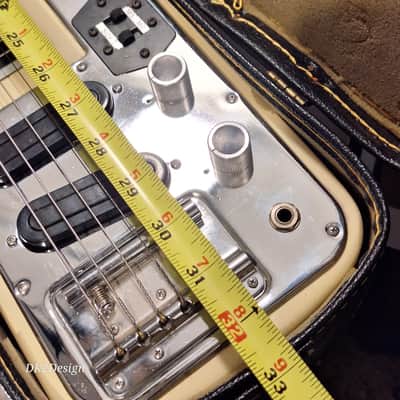 Vintage Guyatone Steel HG-306C, w/case, w/2 tone bars image 17