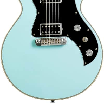 Hagstrom Megin Aged Sky Blue w/Case image 1