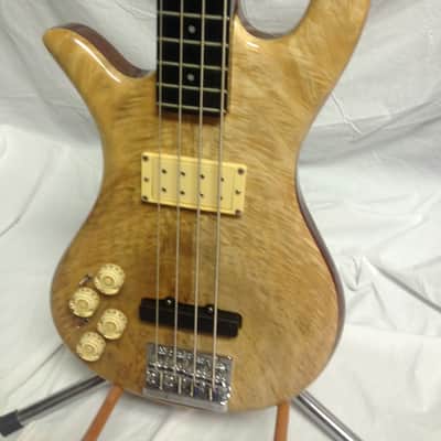 Piece Mill Carvin / Ed Roman Kramer / Metal Fork Headstock LEFTY Bass Guitar image 4