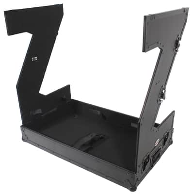 ProX XS-ZTABLEBL JR Portable Z-Style DJ Table Flight Case w Handles Wheels Black image 5