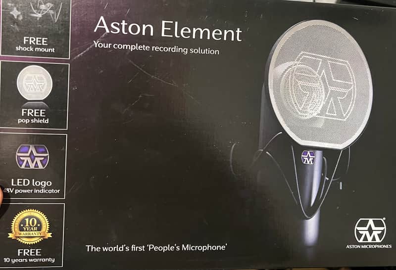 Aston Element Cardioid Large Diaphragm Condenser Microphone