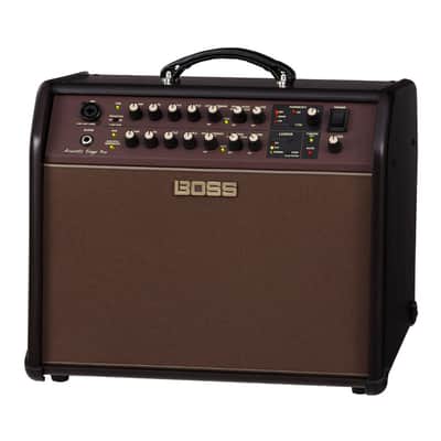 BOSS Acoustic Singer Pro 120-Watt Bi-Amp Amplifier with Analog Input Circuits, 3-Band Equalizer, 8-Inch Woofer, and Dome Tweeter image 2