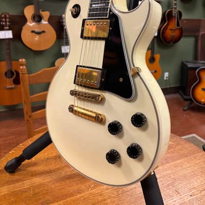 1999 Gibson Les Paul Custom Alpine White OHSC image 4