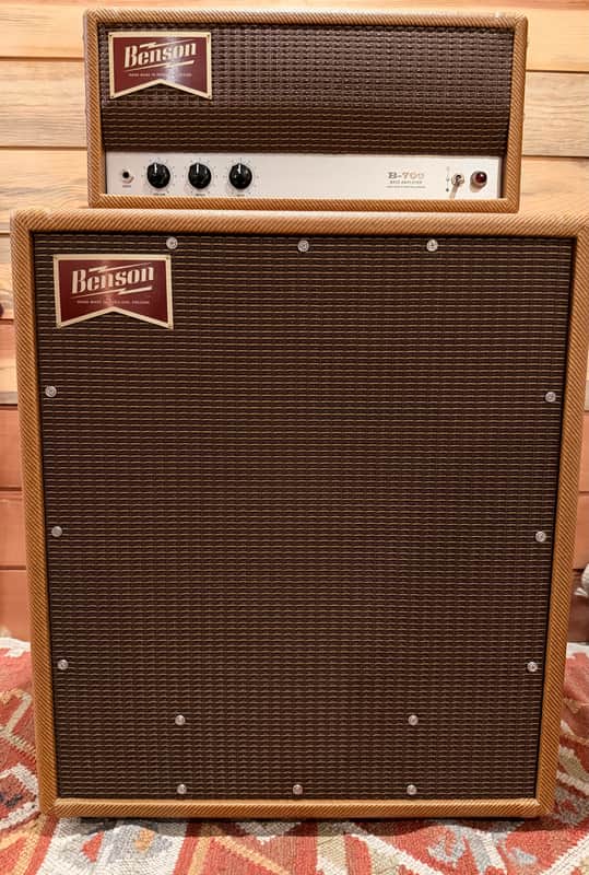 Benson Amps B700 700-Watt 1x15" Bass Amp Half Stack - Aged Tweed 2026 image 1