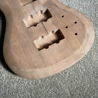 Mahogany Wood DIY Project Bass Guitar Body image 3