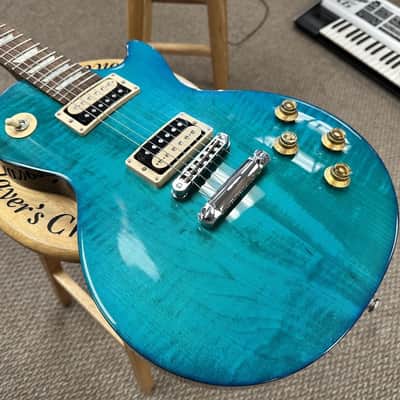 2017 Gibson Les Paul Studio Deluxe IV Caribbean Night w/ Case image 11