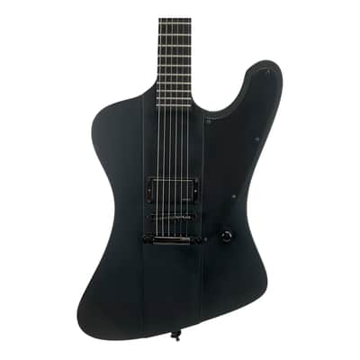 Used LTD Phoenix Black Metal Electric Guitar Black 6-String image 1