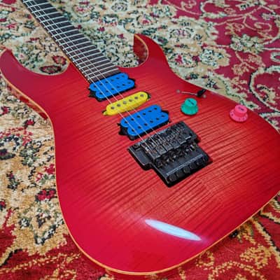 2001 Ibanez RG1680 J Custom Deep Red (DRD), Dimarzio PAF Pro 151 Blue, FujiGen Japan MIJ image 7