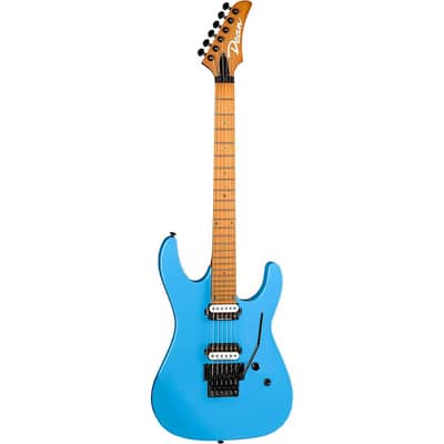 Dean MD 24 Roasted Maple with Floyd Electric Guitar Regular Vintage Blue image 2