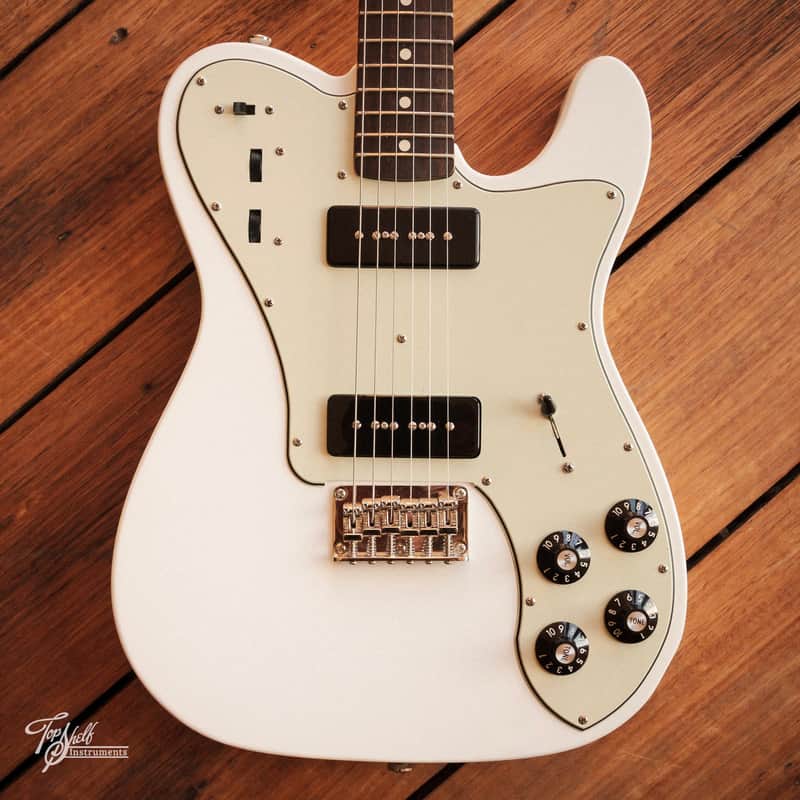 Fender Chris Shiflett Telecaster Deluxe Build P90s Olympic White 2026