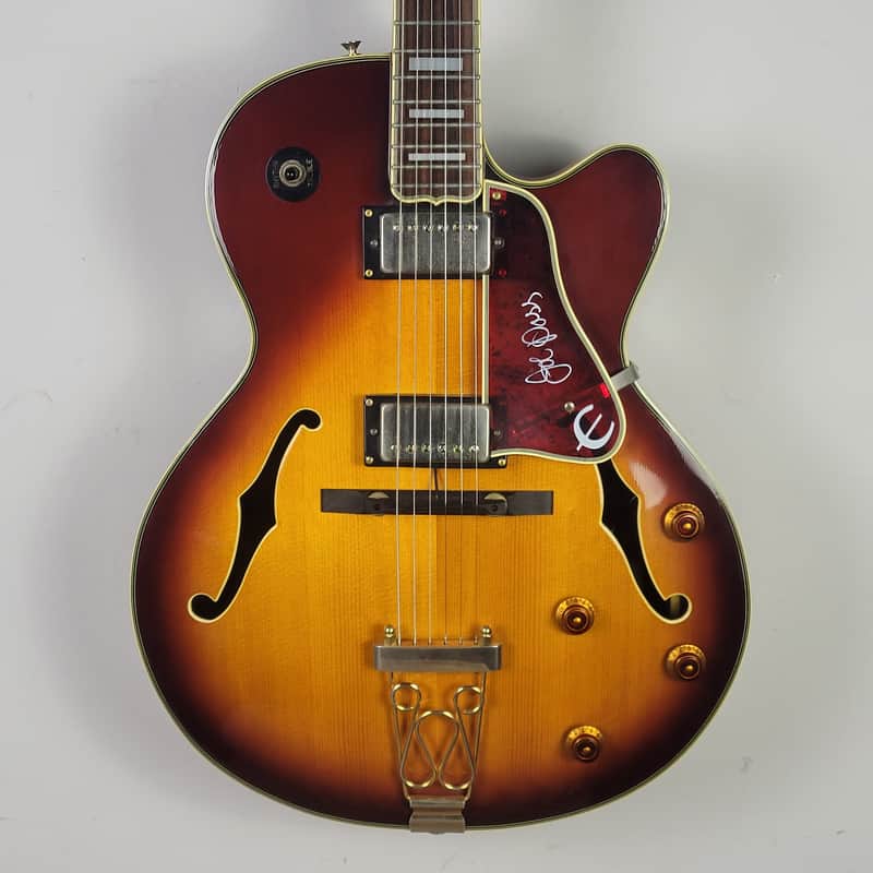 1995 Epiphone Joe Pass Emperor II Modified - Vintage Sunburst With OHSC image 1