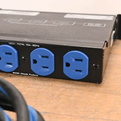 Middle Atlantic PD-415R-SP 4-Outlet 15 Amp Rackmount Power Strip CG01VET image 5