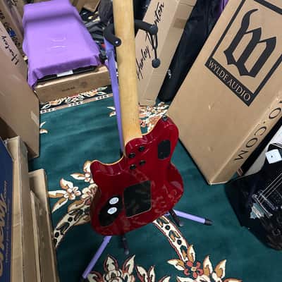 EVH Wolfgang Standard Quilt-Top 2015 - Gloss Trans-Red Quilt w/ Custom EVH Gig-Bag! (Unplayed NOS) image 14