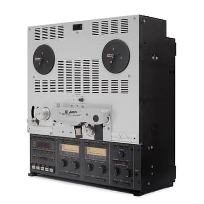 Studer A807 VU 1980s - silver-black image 3