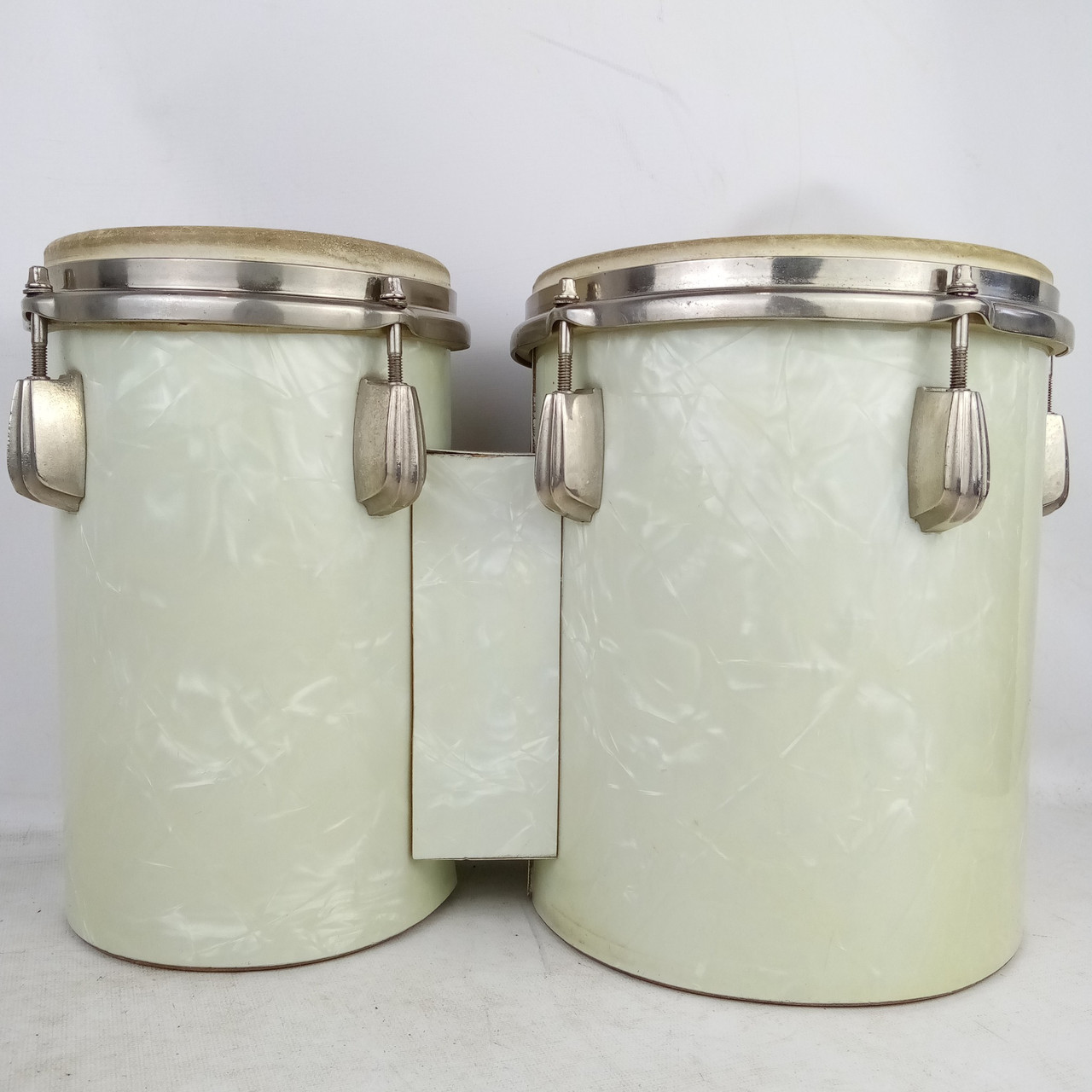 Slingerland Deep-Hand Bongos WMP 10x8,10x6 Vintage 40s-50s Radio King Drum Set* — main photograph