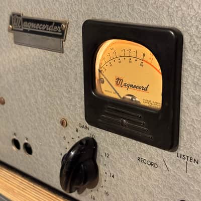 Refurbished Magnecorder PT6J mic pre - vintage tube microphone preamp with rack ears - 1950’s - restored! image 5