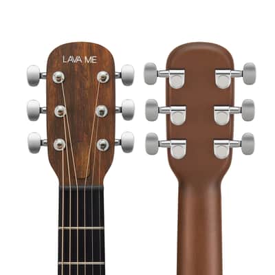 Lava Music ME 4 41” Spruce Series Guitar - Woodgrain Brown & Burlywood image 5
