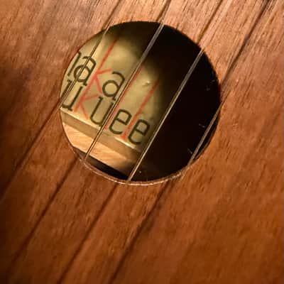 Vintage 1950s–Early 1960s Kamaka Gold Label Solid Hawaiian Koa Soprano Ukulele – All Original, Original Finish, Rich Patina, Family Hawaii Provenance image 9