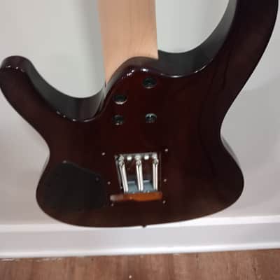 Ibanez S670QM Electric Guitar - Dragon Eye Burst image 4