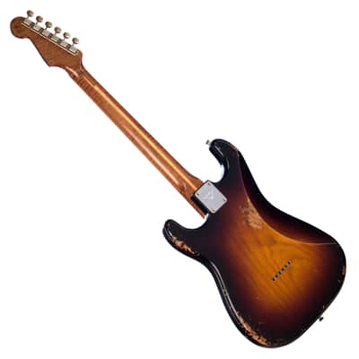 Fender Custom Shop MVP Nashville Stratocaster Hardtail Relic - Wide Fade 2 Tone Sunburst w/ Genuine Cow Skin Pickguard - Masterbuilt Kyle McMillin - Dealer Select Master Vintage Player Series Electric Guitar - NEW! image 10
