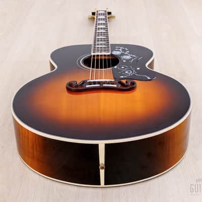 1995 Gibson J-200 Jumbo Guitar Vintage Sunburst, Figured Maple w/ Case image 12
