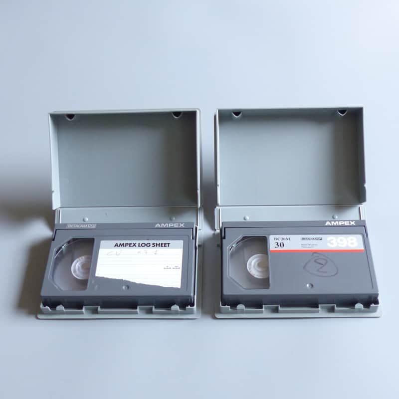2 x Ampex 398 Betacam SP cassette image 1