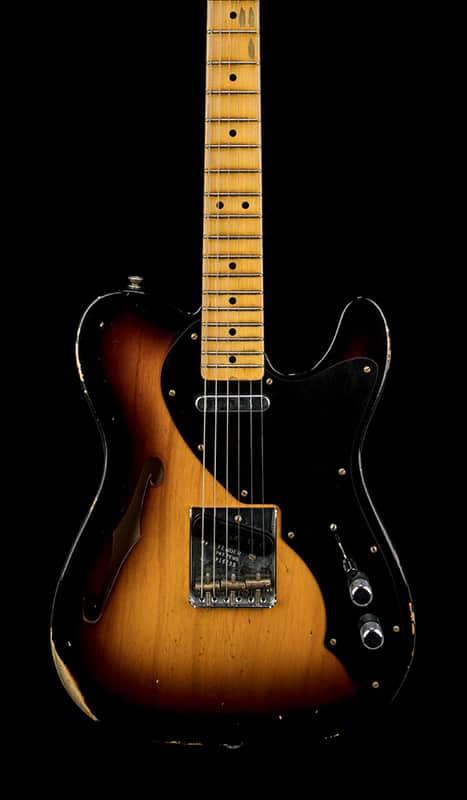 Fender Custom Shop 2018 NAMM LTD Blackguard Thinline Telecaster - Wide Fade 2-Color Sunburst #16139 image 1