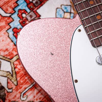 FENDER USA Custom Shop Ltd '61 Reissue Telecaster Relic "Champagne Sparkle + Rosewood" (2022) image 10