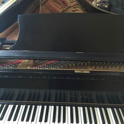 Chas. M. Stieff 9 Foot Concert Grand Piano 1913 Black image 5