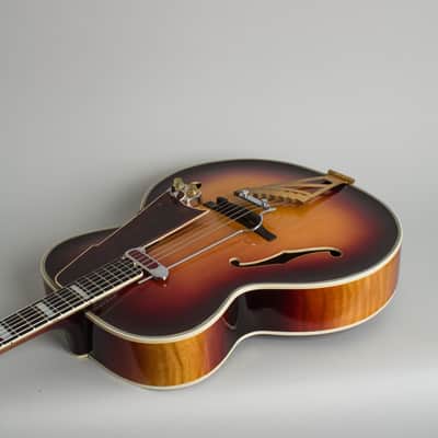 D'Angelico Style B Arch Top Acoustic Guitar (1937), ser. #1286, original brown hard shell case. image 7