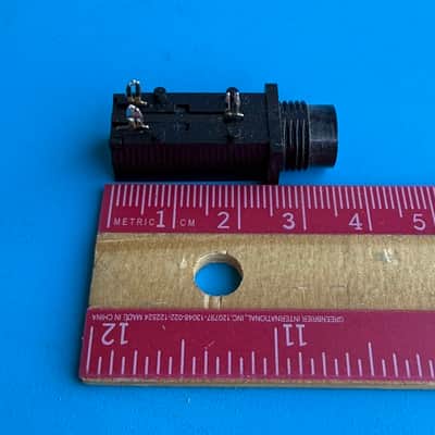 CASIO WK-1800 Keyboard Part: TS Sustain Pedal Input Mono 3-Pin Socket image 7