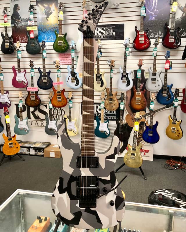 Jackson SLX DX Electric, Winter Camo - Pre Owned image 1