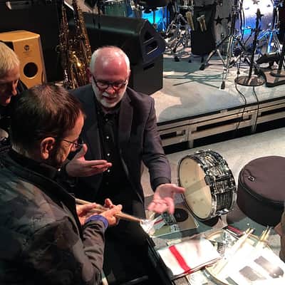 Ludwig Ringo Starr, Starr Festival Limited Edition Snare Drum. ONLY 1 LEFT!! 2018 - Black Oyster Pearl image 8