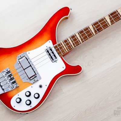 1965 Rickenbacker 4001 Vintage Neck Through Bass Fireglo w/ Case image 1