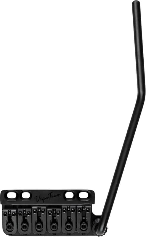 Vega-Trem VT1 Special Standard 6-Screw Stratocaster Guitar Tremolo Bridge For Strat No Mods Easy Installation (Black, Right) image 1