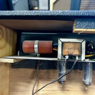 Poject Repair Late 60's Alamo Model 2525 Tube Guitar Practice Amp Great Sound Serviced Original image 6