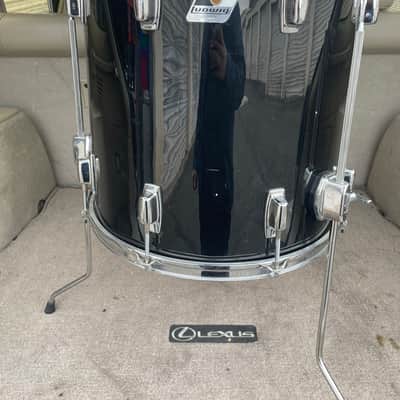 Ludwig Rocker 1980s - Black 16” Floor Tom image 1