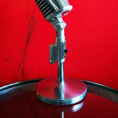 Vintage 1950's Astatic 77 / 77A microphone original thumb screw replacement Satin Chrome image 4