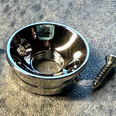 BMC ELECTRO-SOCKET JACK FERRULE/PLATE FOR FENDER TELECASTER TELE WITH SCREWS image 1