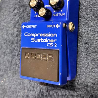 Boss CS-2 Compression Sustainer (Black Label) 1981 - 1989 - Blue image 2