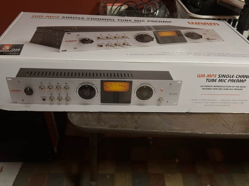 Warm Audio WA-MPX 1-Channel Microphone Preamp 2023 - Present - Silver image 1