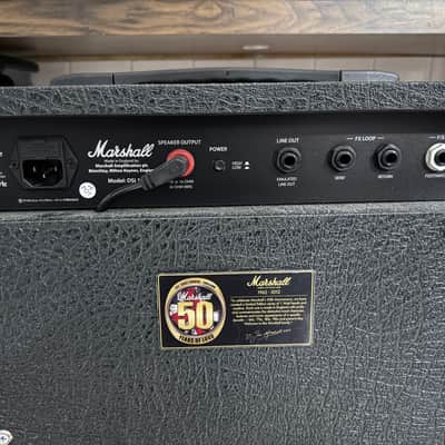 Marshall DSL1C 50th Anniversary 2-Channel 1-Watt 1x8" Guitar Combo 2012 - 2013 - Black image 8