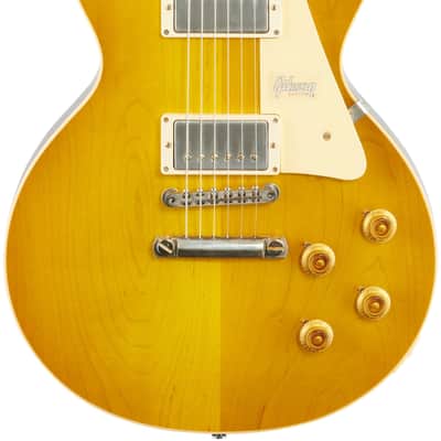 Gibson Custom Shop 1958 Les Paul Standard Reissue Electric Guitar, Lemon Burst image 3