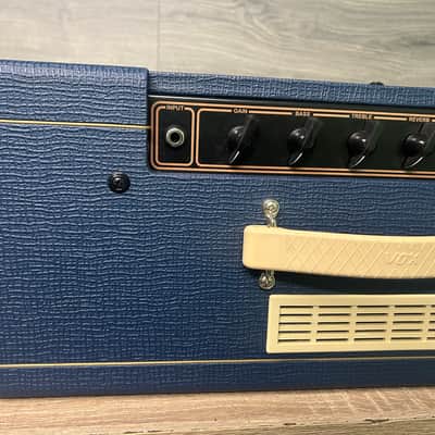 VOX AC10 Custom 10W 1x10 Limited-Edition Tube Guitar Combo Amp Blue/Cream AC10C1 #2492 image 9