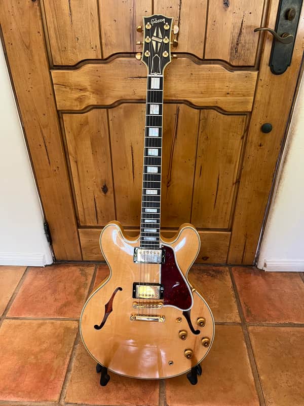 Gibson Custom Shop '59 ES-355 Reissue Stopbar 2020 - Present Vintage Natural VOS image 1