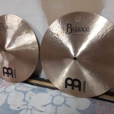 Meinl 14" Byzance Traditional Medium Hi-Hat (Pair) 2001 - Present - Traditional image 3