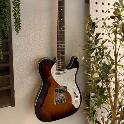 Fender Deluxe Telecaster Thinline, Rosewood Fingerboard, 3-Color Sunburst image 1
